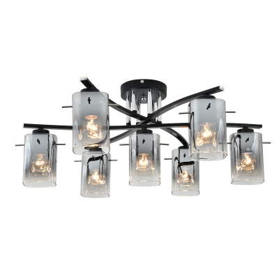 Потолочный светильник IBERIS ESCADA 1101/7P Black