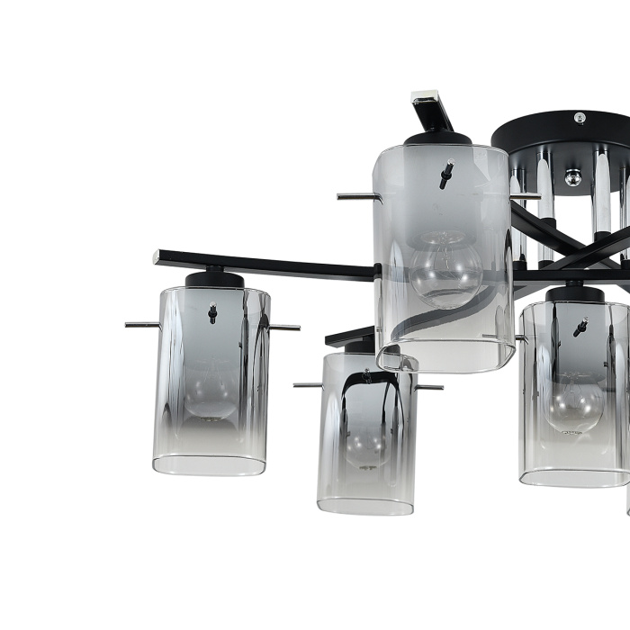 Потолочный светильник IBERIS ESCADA 1101/7P Black