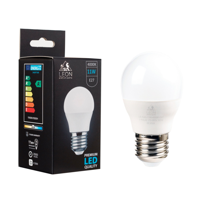Светодиодная лампа Leon LE-G45-11W-4000K-E27