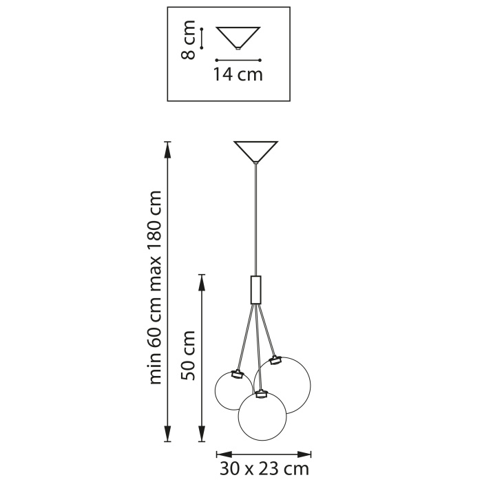 Подвес Sferetta Lightstar 801039