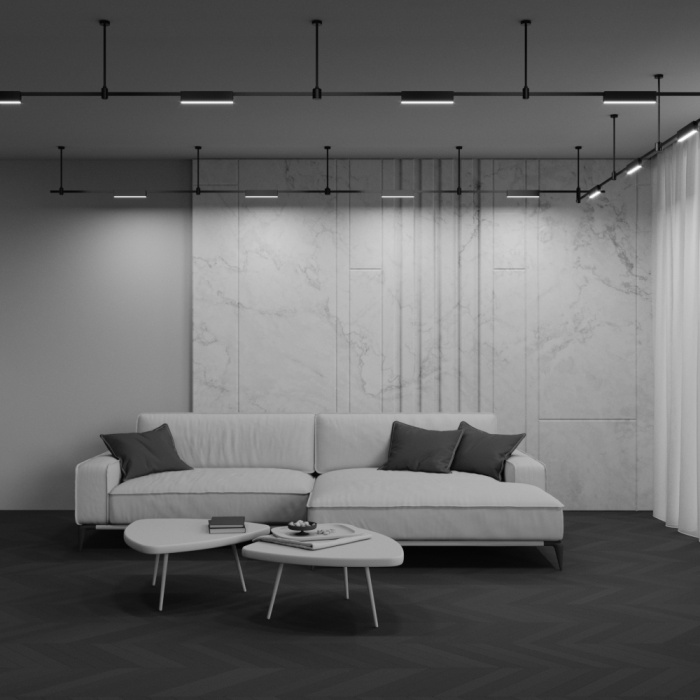 Трековый светильник Maytoni Basis TR151-1-18W3K-B