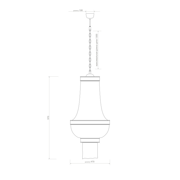 Подвесная люстра Covali JPL-10476a