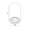 Накладной поворотный светильник Ledron HDL5600 White