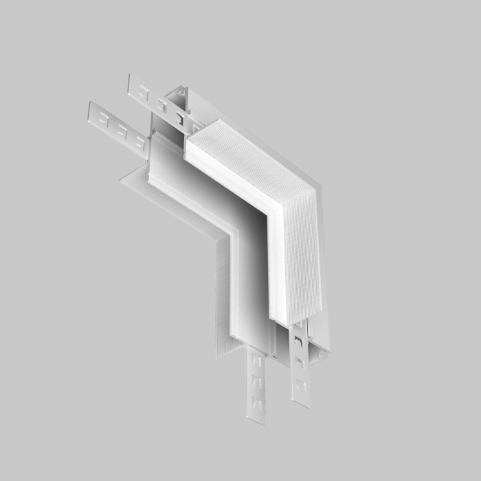 Коннектор угловой внутренний Exility встраиваемый под ГКЛ 9,5мм, белый Maytoni TRA034CL-42W