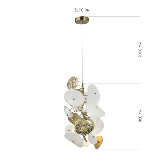 Подвесной светильник ST LUCE DAHLIA SL1518.303.05