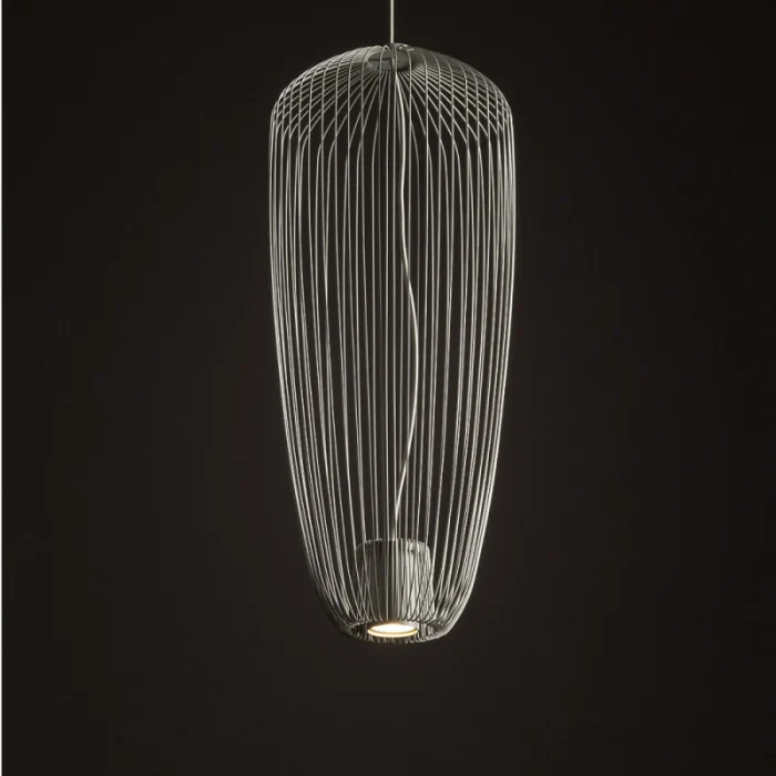 Подвесная люстра Nowodvorski Pumpkin S Silk Gray 11242