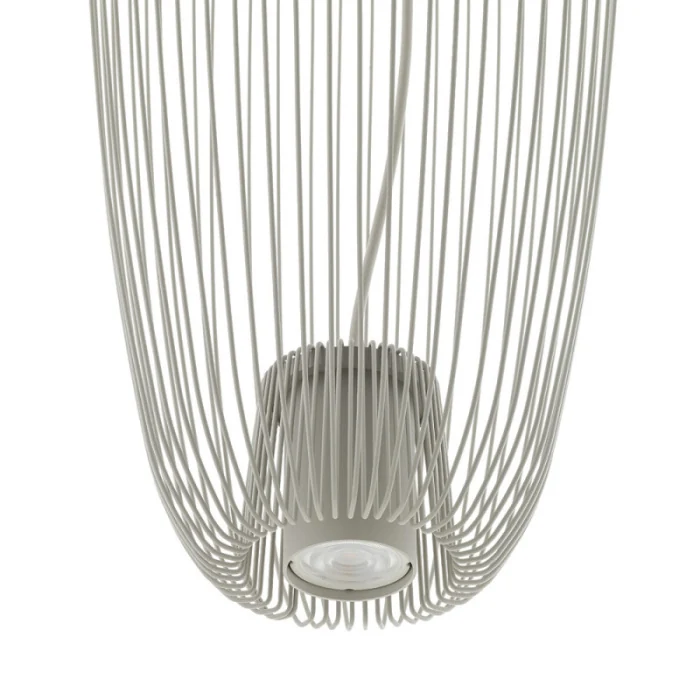 Подвесная люстра Nowodvorski Pumpkin S Silk Gray 11242