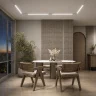 Магнитный трековый светильник Белый LED 1*30W 4000K 1 950Lm Ra90 120° IP20 L900xW22xH ST360.546.30.2