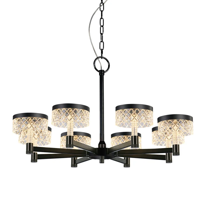 Подвесная люстра Delight Collection Diamond cut MD21020075-8A matt black