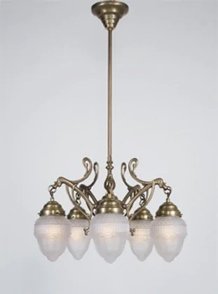 Люстра на штанге Berliner Messinglampen D227-113gsB