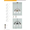 Люстра на штанге Berliner Messinglampen D227-113gsB