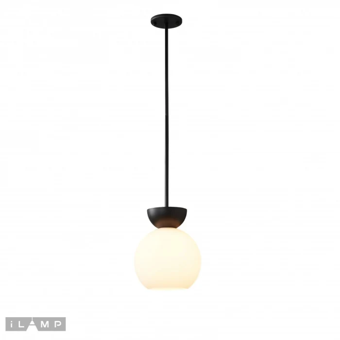 Светильник потолочный iLamp Mono P6079-1 BK+WH