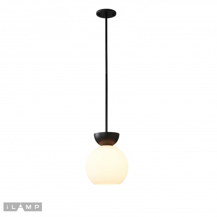 Светильник потолочный iLamp Mono P6079-1 BK+WH