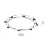 Светильник встраиваемый Белый LED 6*5W 4000K 2 700Lm Ra>90 38° IP20 D550xH50 220-240V ST706.448.30