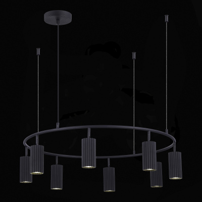 Светильник подвесной ST-Luce Черный/Черный GU10 8*5W 4000K SL1213.403.08