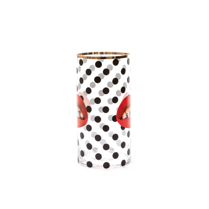 Ваза Seletti Toiletpaper Glass Vase 14170