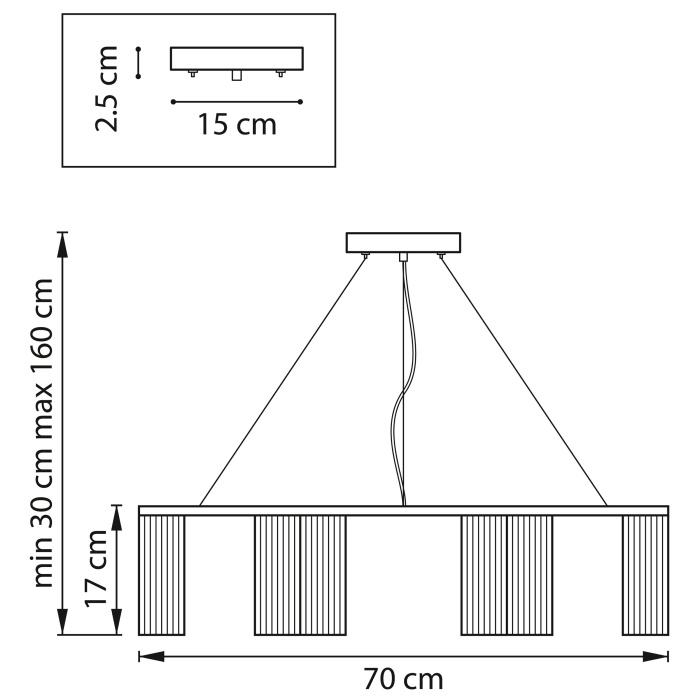 Люстра подвесная Roma Lightstar 718123