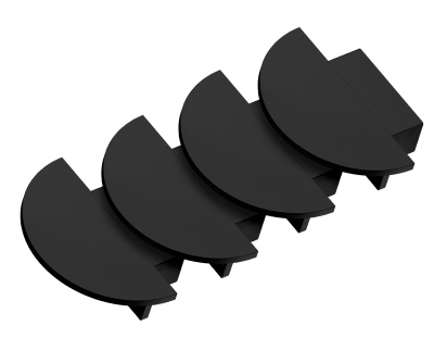 Заглушка для встраиваемого алюминиевого профиля GP1001 (комплект 4шт) Ambrella light GP8120