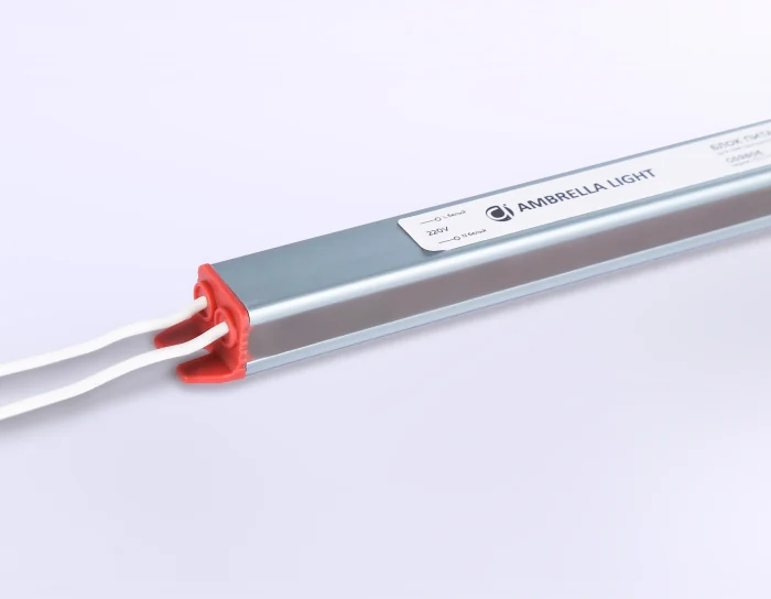 Блок питания ультратонкий для светодиодной ленты 12V 48W 4A IP67 185-260V 292*18*14.8 GS9806 Ambrella light GS9806