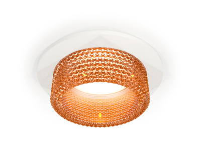 Комплект встраиваемого светильника с композитным хрусталем Ambrella light XC6512044
