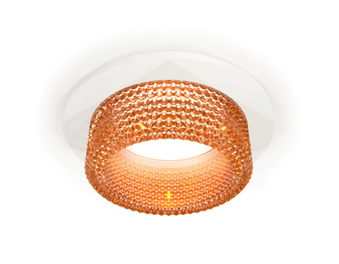 Комплект встраиваемого светильника с композитным хрусталем Ambrella light XC6512044