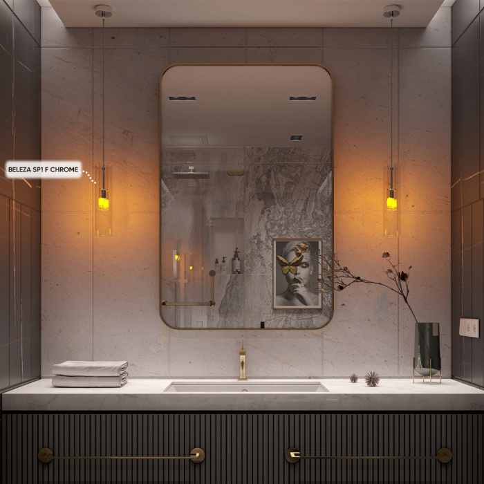 Светильник подвесной Crystal Lux BELEZA SP1 F CHROME