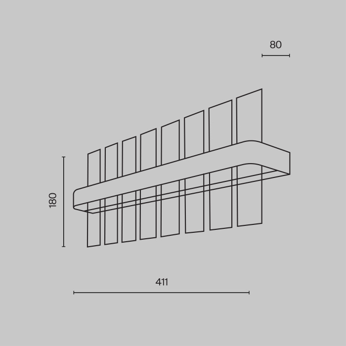 Бра Maytoni Mirage MOD173WL-L15BS3K