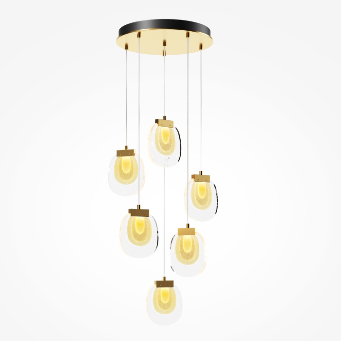 Подвесная люстра Maytoni Biology MOD367PL-L18BBSK