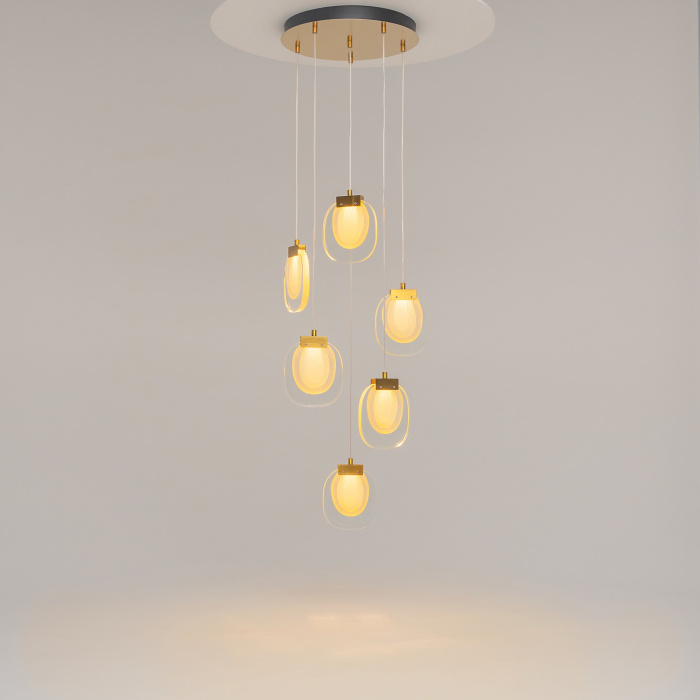 Подвесная люстра Maytoni Biology MOD367PL-L18BBSK