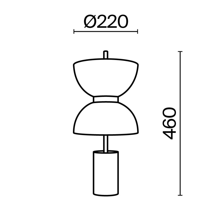 Настольная лампа Maytoni Kyoto MOD178TL-L11B3K