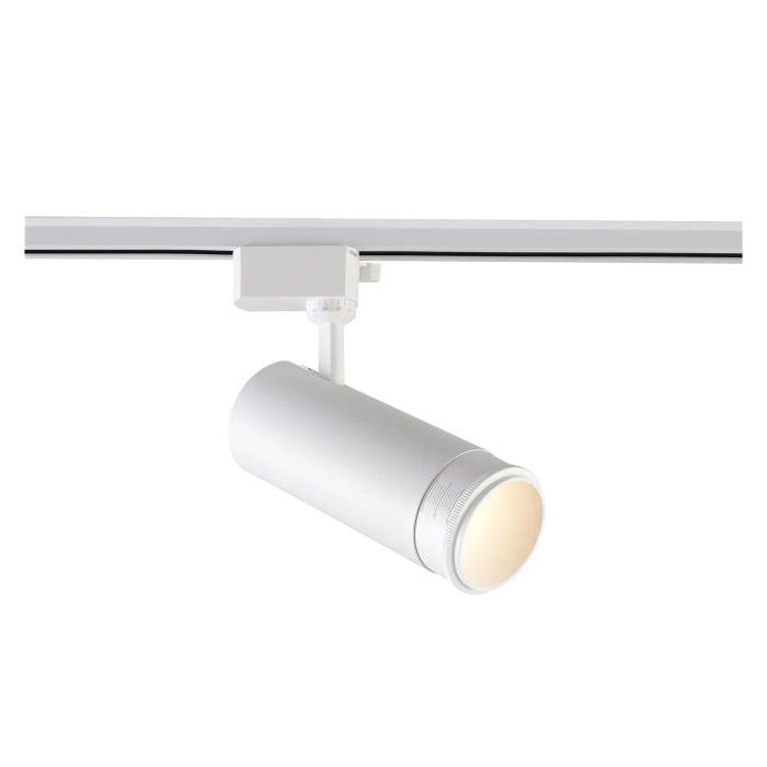 Трековый светильник однофазный Crystal Lux CLT 0.31 021 WH 3CCT ZOOM