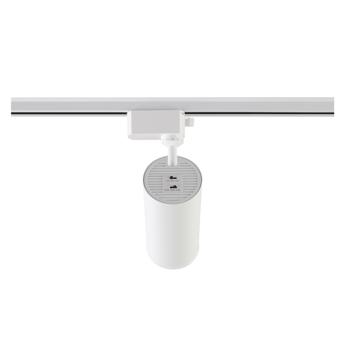 Трековый светильник однофазный Crystal Lux CLT 0.31 021 WH 3CCT ZOOM