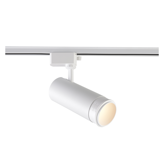 Трековый светильник однофазный Crystal Lux CLT 0.31 021 WH 3CCT ZOOM