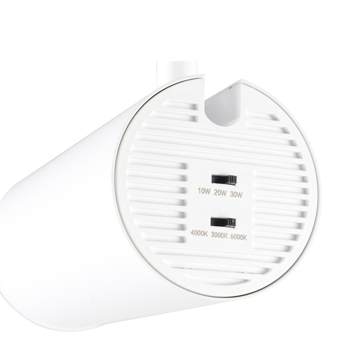 Трековый светильник однофазный Crystal Lux CLT 0.31 021 WH 3CCT ZOOM