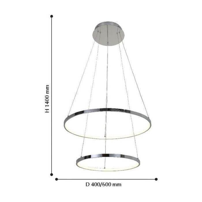 Подвесной светодиодный светильник Favourite Giro 2314-10P