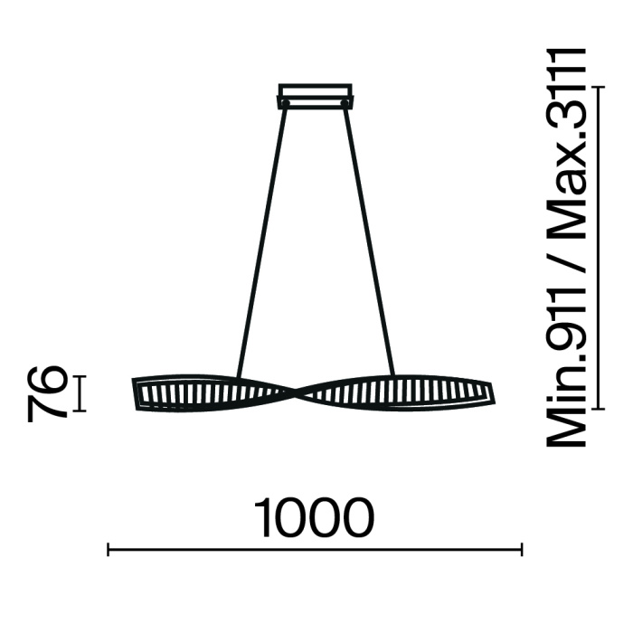 Подвесной светильник Maytoni Krone P097PL-L28BS3K