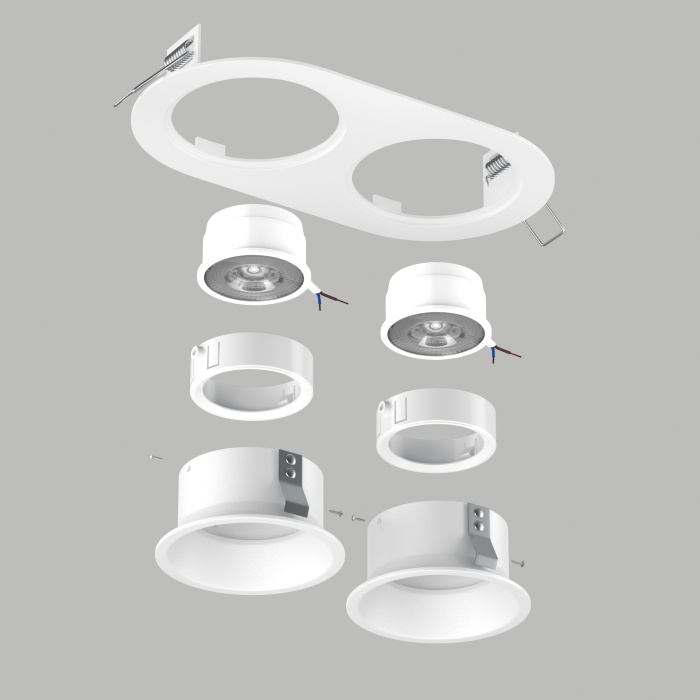 Комплект со светильником Lightstar Domino D6560606WMOD