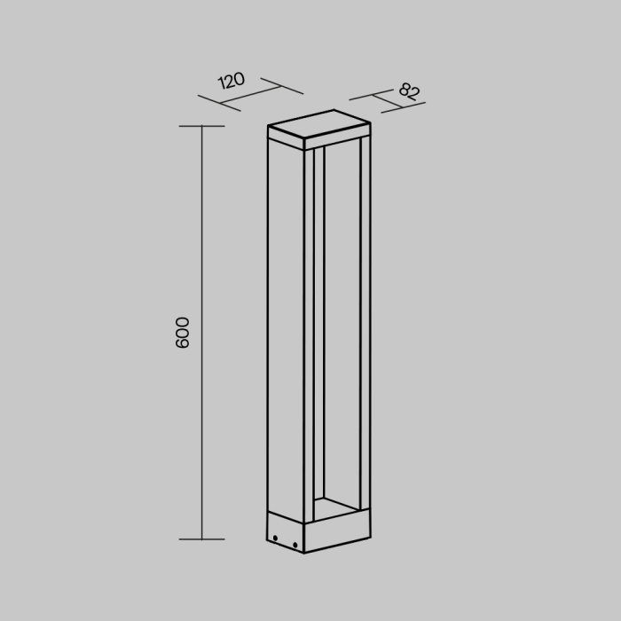 Садово-парковый светильник Maytoni Goll O462FL-L10GF3K