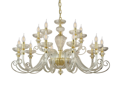 Подвесная люстра Newport 8620+5/C mat.soft gold clear М0071529