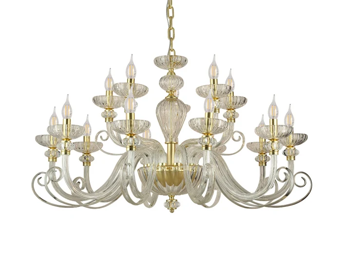 Подвесная люстра Newport 8620+5/C mat.soft gold clear М0071529