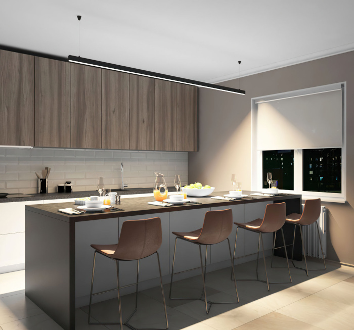 Линейный светильник Denkirs Hals DK9254-BK