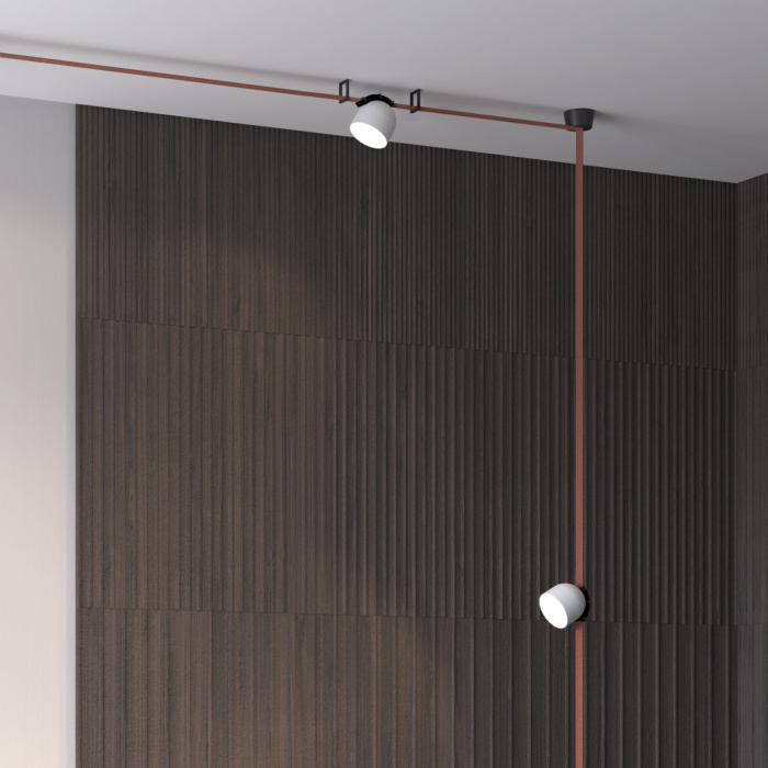 Светильник на шине Denkirs BELTY SPOT DK5542-WH+BK