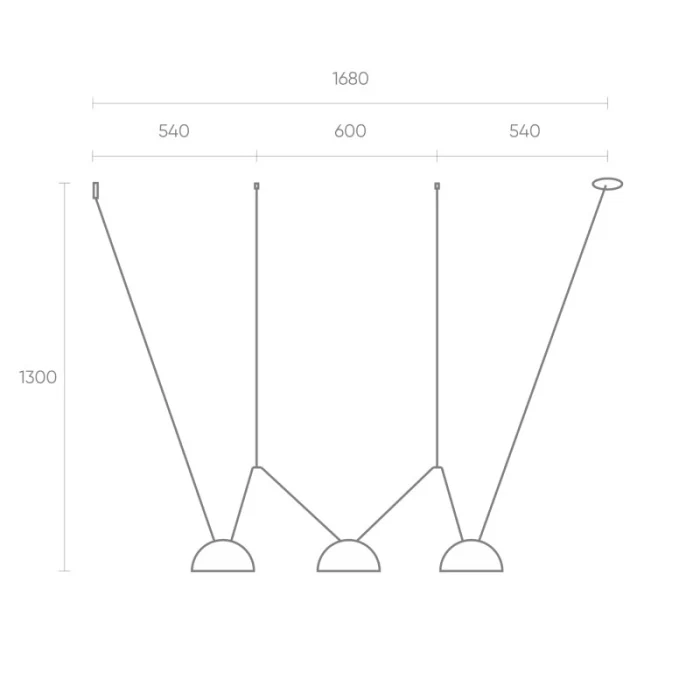 Трек-система Denkirs Belty SET DK55SET01-03-DG
