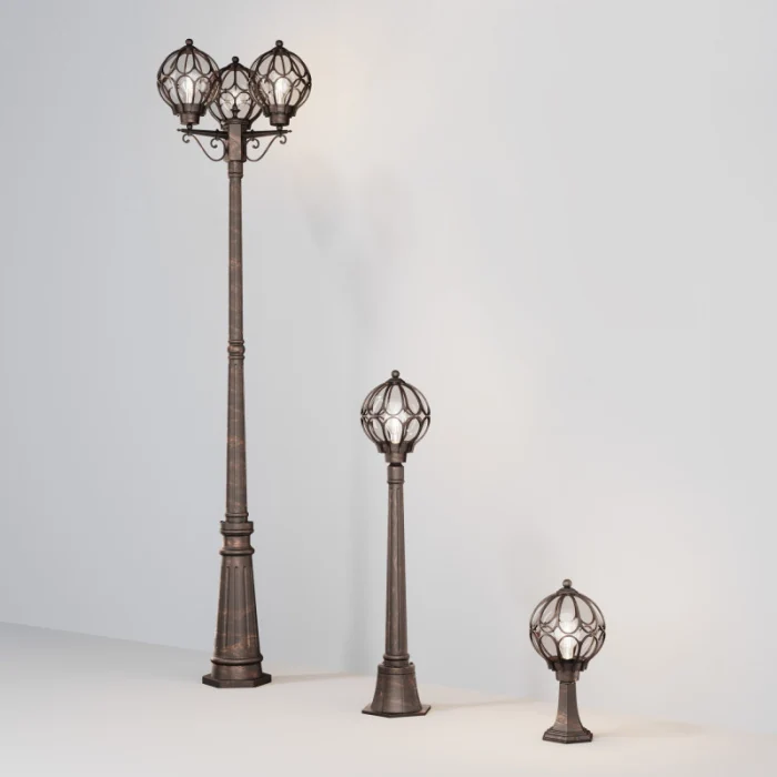 Садово-парковый светильник Maytoni Via O024FL-01G