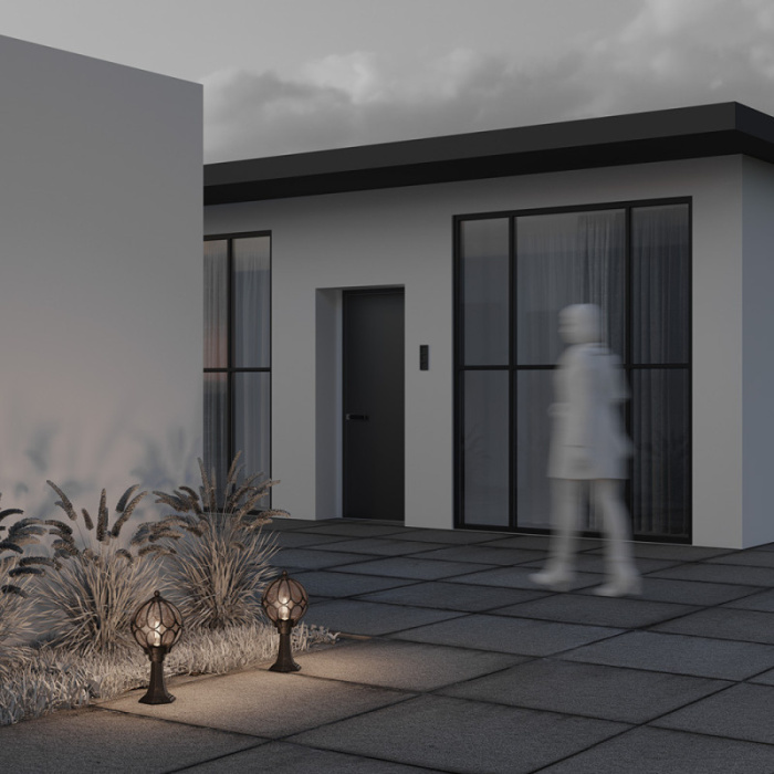 Садово-парковый светильник Maytoni Via O024FL-01G