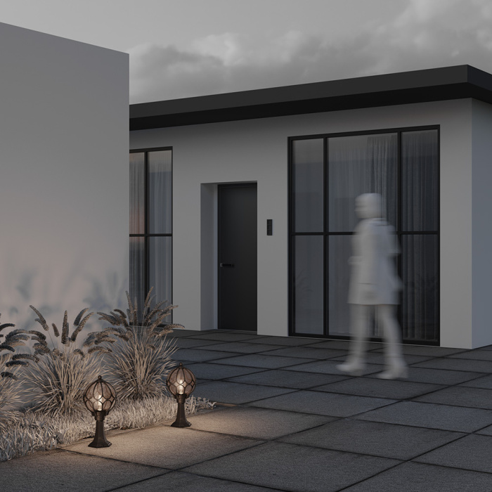 Садово-парковый светильник Maytoni Via O024FL-01G