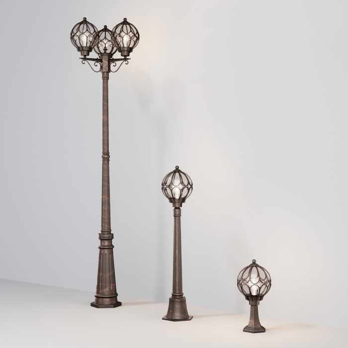 Садово-парковый светильник Maytoni Via O024FL-01G