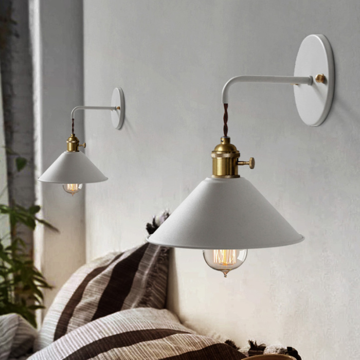 Бра с подвесным плафоном BRAID WALL Khaki ImperiumLoft