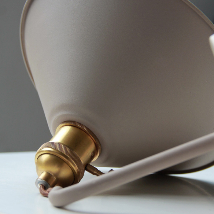 Бра с подвесным плафоном BRAID WALL Khaki ImperiumLoft