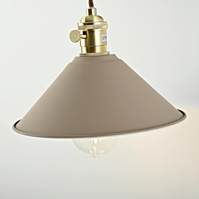 Бра с подвесным плафоном BRAID WALL Khaki ImperiumLoft